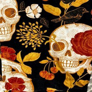 LuLaroe TC 12-18 Leggings Halloween skulls flowers